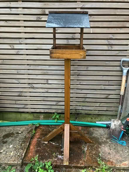 Photo of free Bird table 🐦 with slate roof (Waddon) #1
