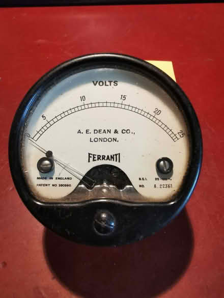 Photo of free Analogue Volt Meter (Sawley NG10) #2