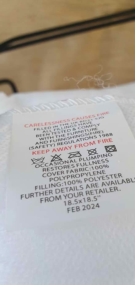Photo of free cushion inners (Hengistbury Head BH6) #1
