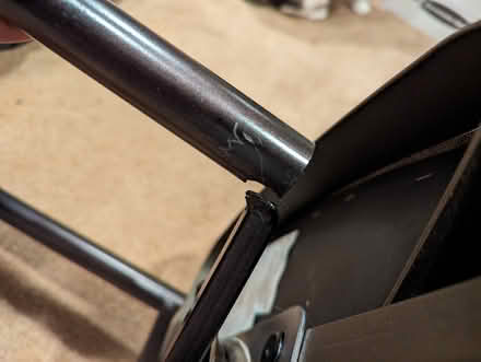Photo of free Amisco swivel bar stool (broken) (Lake City/Cedar Park) #3