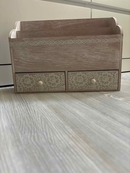 Photo of free Wood desk organiser (Hounslow Central) #1