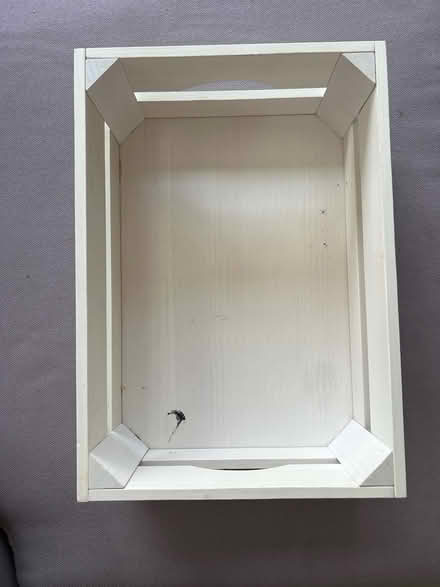 Photo of free Wooden white storage box (Fulham SW6) #1