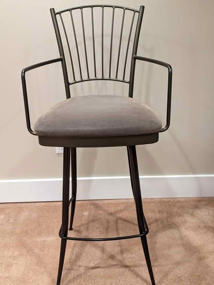 Photo of free Amisco swivel bar stool (broken) (Lake City/Cedar Park) #1