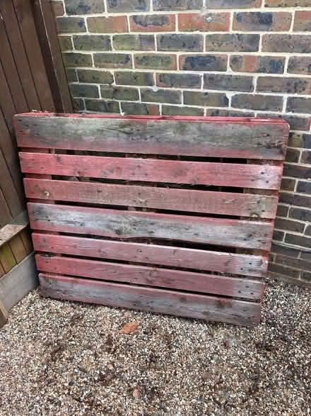 Photo of free 2 wooden PALLETS (Kingston Gate KT2) #2