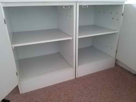 Photo of free Two white cupboards (Crookes S10) #3