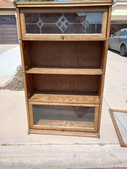 Photo of free Lawyer's bookcase, oak (Orangecrest in Riverside) #1