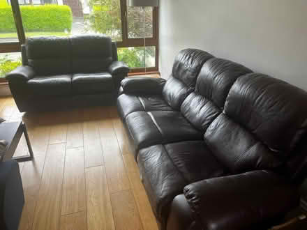 Photo of free Leather Couches (Firhouse) #1