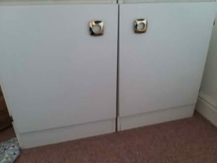 Photo of free Two white cupboards (Crookes S10) #2