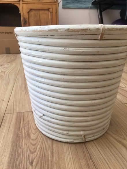 Photo of free White wooden waste paper basket (Cumnor OX2) #2