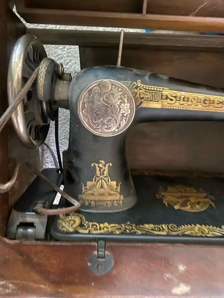 Photo of free Singer sewing machine with wooden (NW1) #2