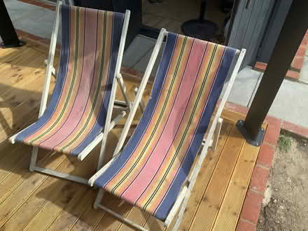 Photo of free Deck chairs (aldershot GU12) #1