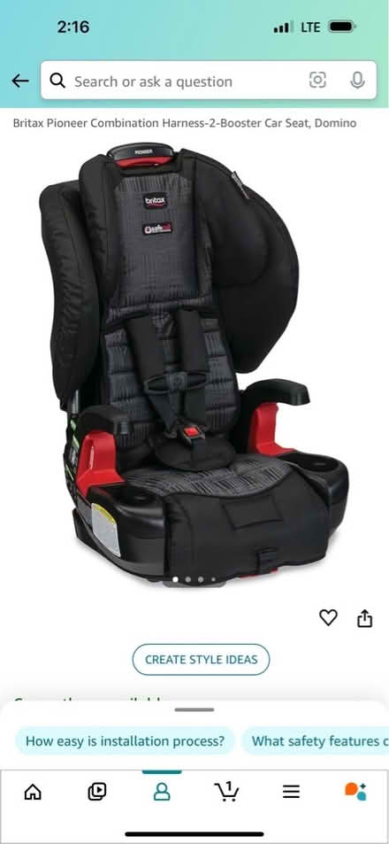 Photo of free Britax Pioneer Harness Booster Seat (20008, near BreadFurst) #3