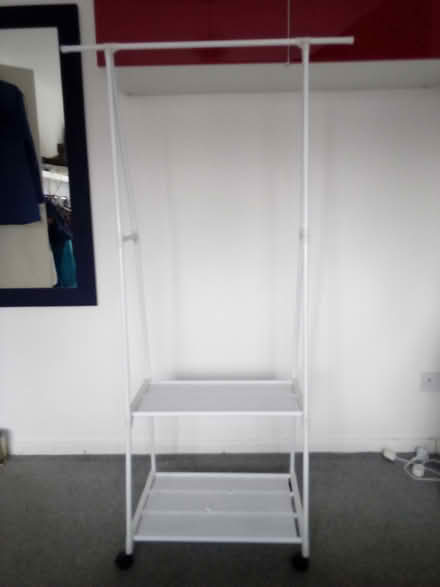 Photo of free Clothes rail with wheels (St John's Wakefield) #1