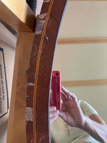 Photo of free Antique mirror.original glass (Blewbury OX11) #2