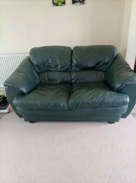 Photo of free Leather sofa (Woking, Mayford) #1