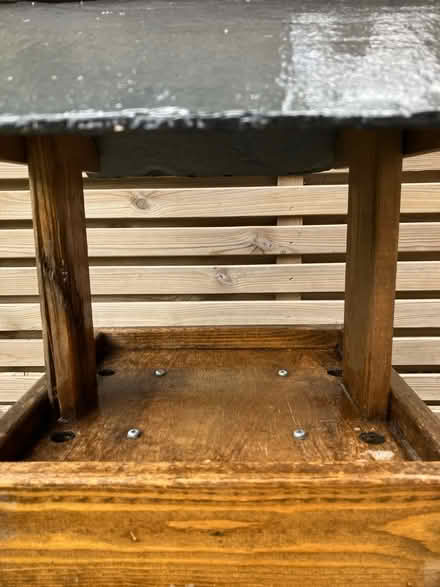 Photo of free Bird table 🐦 with slate roof (Waddon) #3