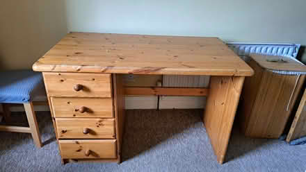 Photo of free Solid wood desk with 4 drawers (Terenure) #1