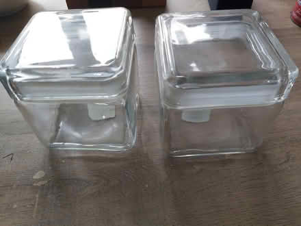 Photo of free 2 Glass cube jars (Cambridge CB4) #1