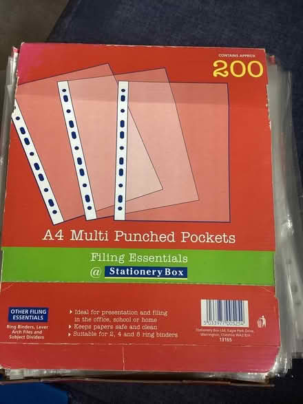 Photo of free A4 transparent pockets (Crookes S10) #1