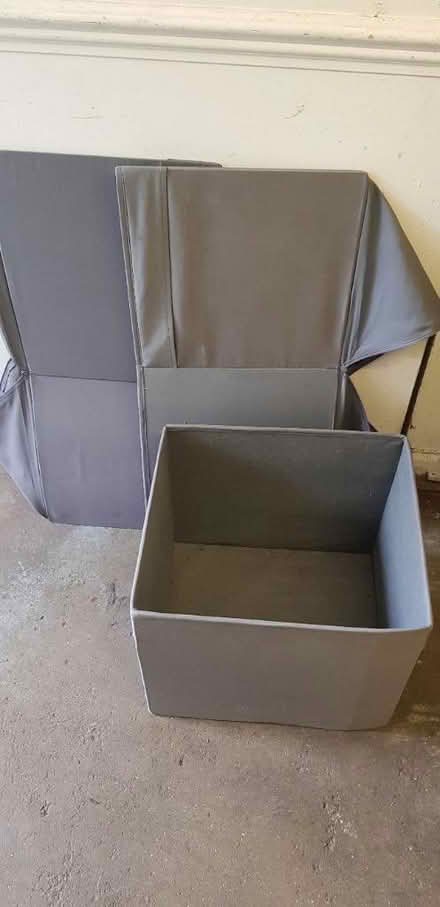 Photo of free IKEA kallax drona fabric boxes (Farnborough GU14) #1