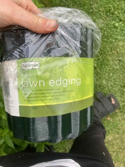 Photo of free 3 rolls of new plastic lawn edging (Isfield TN22) #1