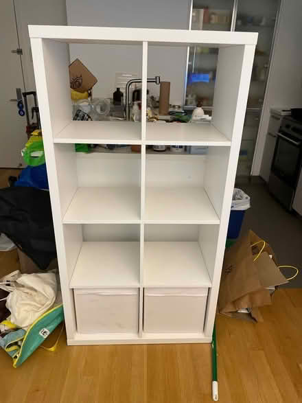 Photo of free Large white bookshelf (Upper east side) #1