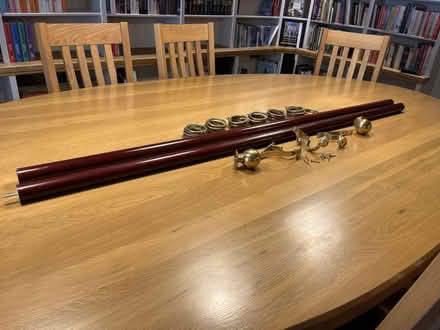 Photo of free 2.8m curtain pole and fixings (Bewdley DY12) #1