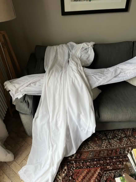 Photo of free Long white curtains thin cotton (Widcombe) #4