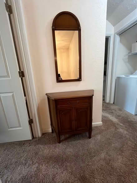 Photo of free Small cabinet with mirror (Roswell) #2