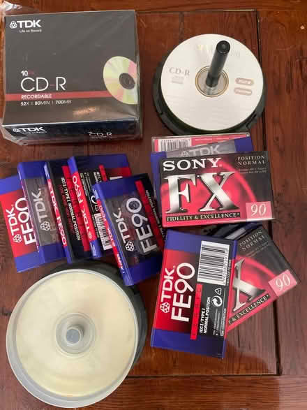 Photo of free Blank cassette tapes and CDs (Ranelagh) #1