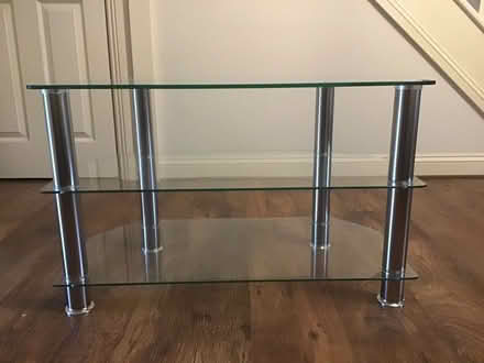 Photo of free Glass TV Corner Unit (Fair Oak SO50) #1