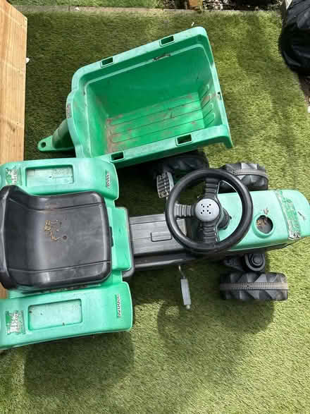 Photo of free Kids tractor and a trolley (Cippenham SL1) #1