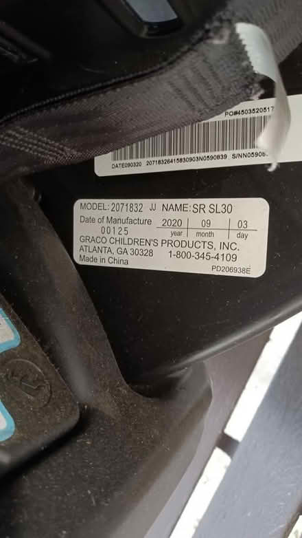 Photo of free Graco car seat (St. Petersburg) #1