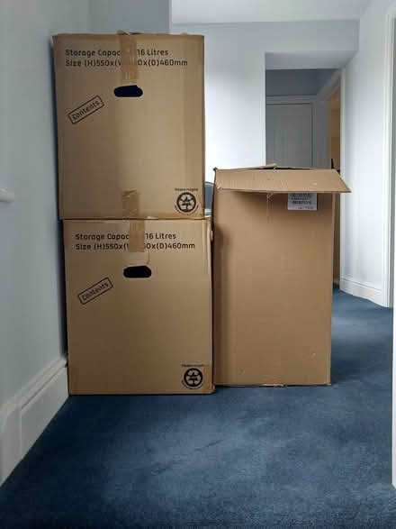 Photo of free 3 Large Cardboard Boxes (Wonersh GU5) #1