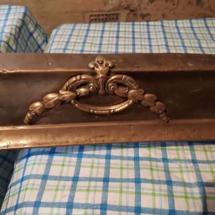Photo of free Brass plated fireplace fender (SK4 Heaton Moor Stockport) #1