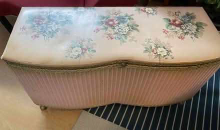 Photo of free Lloyd Loom Ottoman/Blanket Box (CT11) #2