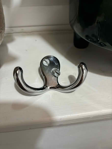 Photo of free Silver hook with screws (Carshalton SM5) #1