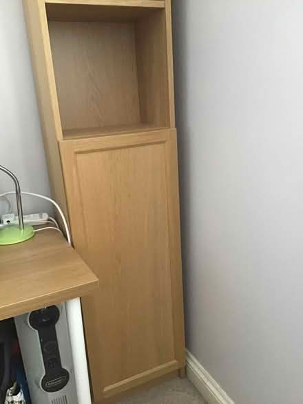 Photo of free Tall IKEA ‘Billy’ oak effect unit (Fair Oak SO50) #2