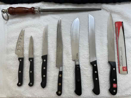 Photo of free Kitchen Knives + Sharpener (Los Altos) #1