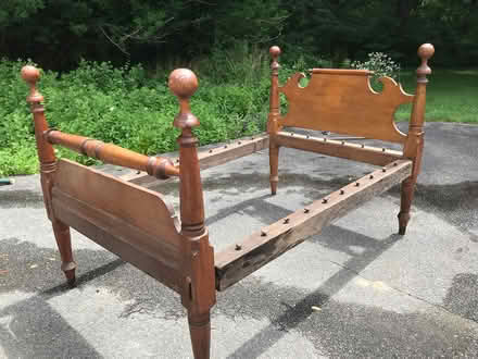 Photo of free Antique 3/4 4 poster bed frame (Groton, MA 01450) #2