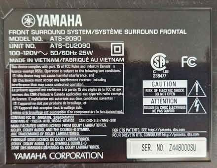 Photo of free Yamaha Soundbar (Midwood) #4
