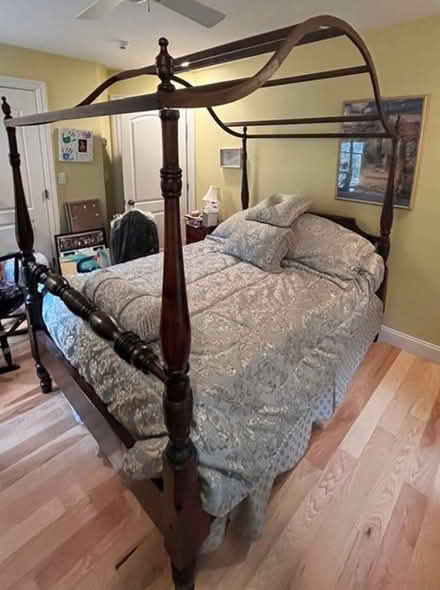 Photo of free Mid century wood bed frame (Union county) #1