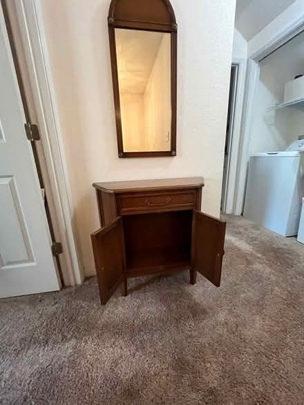 Photo of free Small cabinet with mirror (Roswell) #1