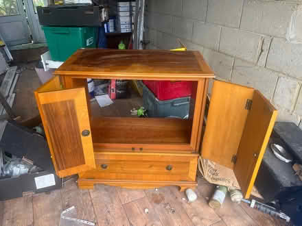Photo of free Tv/ hi/fi cabinet (London colney) #1
