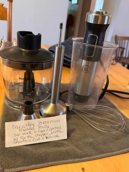 Photo of free Mealthy Immersion Blender Parts (Takoma Park 20912) #1
