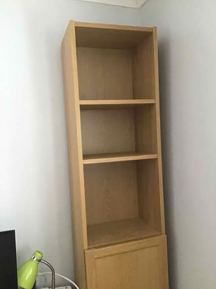 Photo of free Tall IKEA ‘Billy’ oak effect unit (Fair Oak SO50) #1