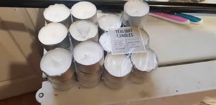 Photo of free 37 tea lights candle (Fullwell cross) #1