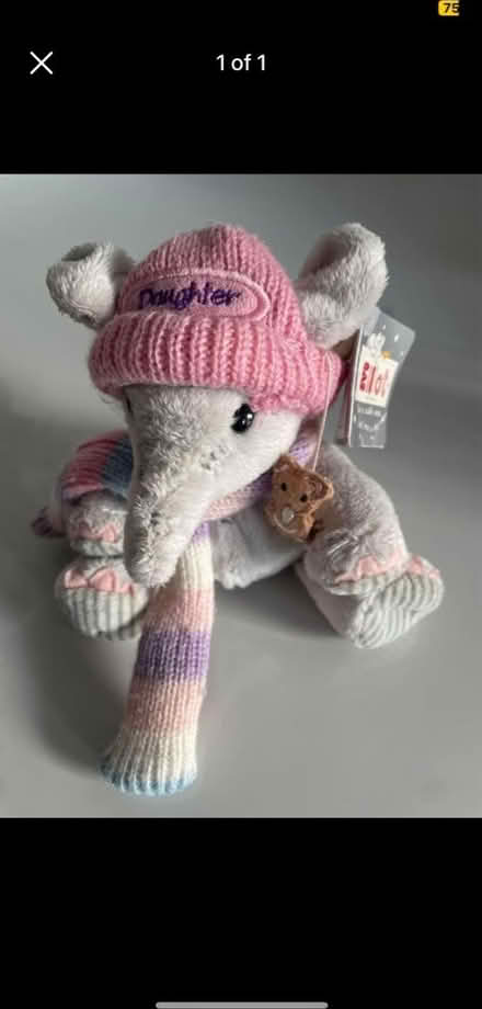 Photo of free Elephant Cuddly Toy - ‘Daughter’ (201 Streatham High Road) #1