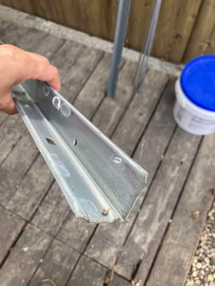 Photo of free 2 metal brackets (Ossining, NY, Ann Street) #2