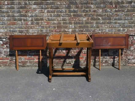 Photo of free 1949 Walnut Dining Room Table with extending leaves, (West Worthing BN11) #4